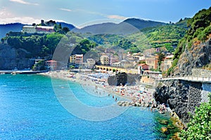 Beach in Monterosso al Mare