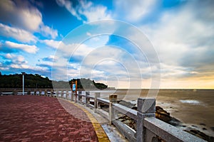 The beach morning in Zhuhai