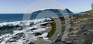 beach Morro das Pedras, island of Florianopolis Brazil, south of the island.