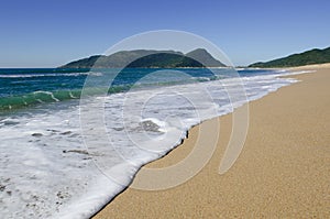 Beach Morro das Pedras, island of Florianopolis Brazil, south of the island. photo