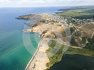 Beach at the mouth of the Veleka River, Bulgaria