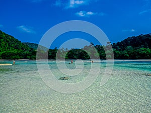 Beach in Mu Koh Surin or Surin Island, Thailand