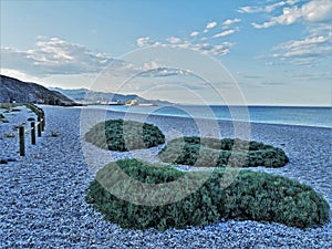 Beach of the Muertos from Carboneras Almeria Andalusia Spain