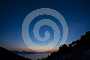 The Beach of Myrtos on Kefalonia Island