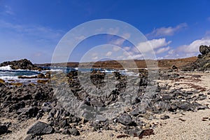 The beach at the Natural Pool