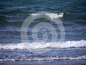 Beach at Nature Reserve at Skala Kalloni Lesvos Greece