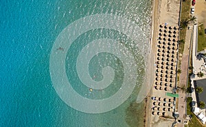 Beach at Nea Roda at Chalkidiki, Greece