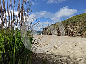 a beach in Nevez, finistere, brittany, france