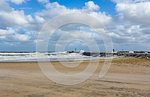 Beach New Jersey Shore at Manasquan Inlet