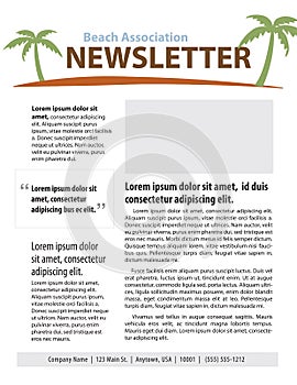 Beach newsletter