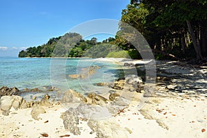 Paradise beach at Andaman and Nicobar Island, India photo