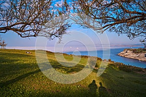 Santander coast in north of spain