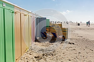 Beach at the Northern Sea at Domburg, Netherlands