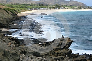 A Beach at Oahu Hawaii USA