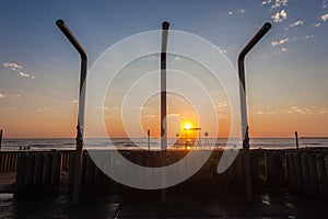 Beach Ocean Sunrise Showers photo