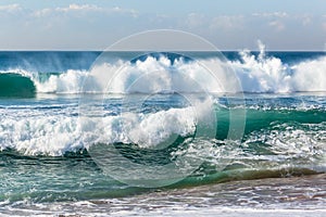 Beach Ocean Waves Shoreline