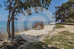 Beach of Ormos Prinou, Thassos island, Greece