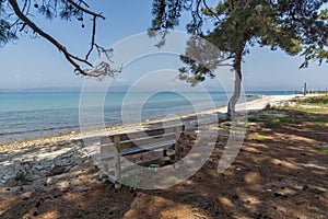 Beach of Ormos Prinou, Thassos island, Greece