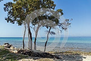 Beach of Ormos Prinou, Thassos island, Greece