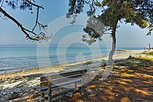 Beach of Ormos Prinou, Thassos island, Greece