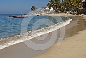 Beach on the Pacific Ocean