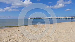 Beach in Palanga. One of the most popular Lithuanian beaches wit