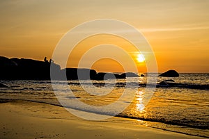 Beach at Palolem Beach, Goa photo