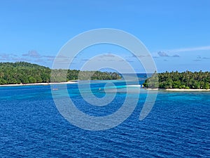 A beach in Papua New Guinea