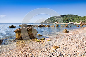 Beach in the Parque Natural da Arrabida