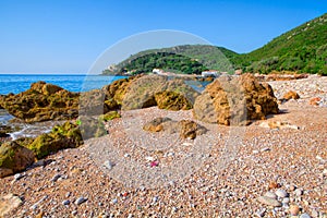 Beach in the Parque Natural da Arrabida photo