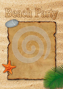 Beach Party Illustration