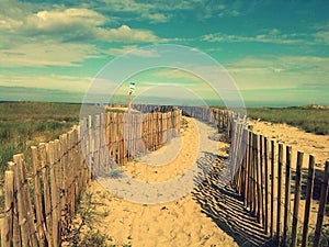 beach path