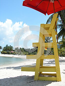 Beach Patrol Chair at beach