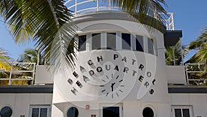 Beach Patrol Headquarters at Miami Beach - MIAMI, FLORIDA - FEBRUARY 14, 2022