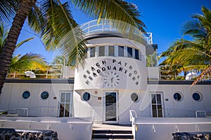 Beach Patrol Headquarters at South Beach Miami - MIAMI, FLORIDA - FEBRUARY 14, 2022