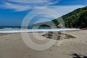 Beach Pedra da Praia do Meio Trindade, Paraty Rio de Janeiro Bra