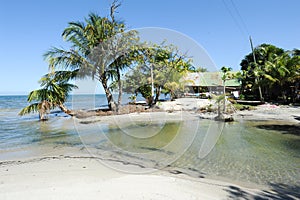 Beach of Playa Blanca near Livingston