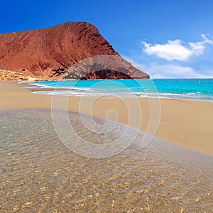 Beach Playa de la Tejita in Tenerife photo