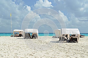 Beach of Playa del Carmen