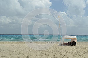 Beach of Playa del Carmen