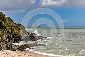 Beach in Plestin, Cotes d`Armor, Brittany