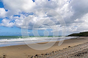 Beach of Plougasnou, Finistere, Brittany