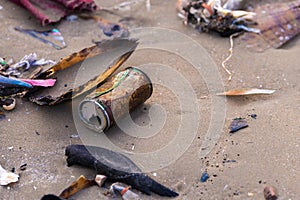 Beach pollution