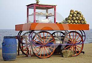 On the beach in Pondicherry photo