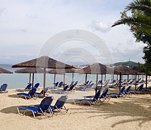 Beach in Porto Carras, Greece