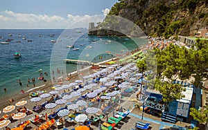 Beach in Positano, Italy