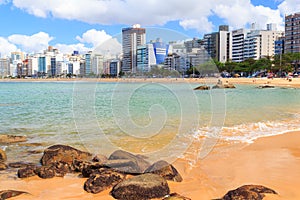 Beach Praia da costa, sand, sea, Vila Velha, Espirito Sando, Bra photo