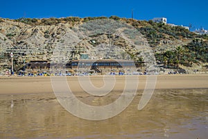 The beach, praia de burgau photo