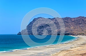 Beach Praia de Sao Pedro, Island Sao Vicente, Cape Verde, Cabo Verde, Africa