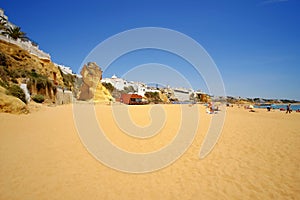 Beach Praia do Tunel in Albufeira, Algarve, Portugal